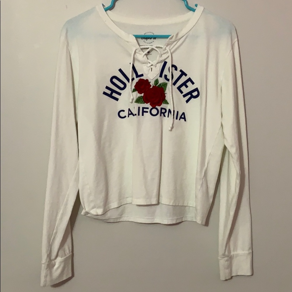ON HOLD💓 Hollister Lace Up Top